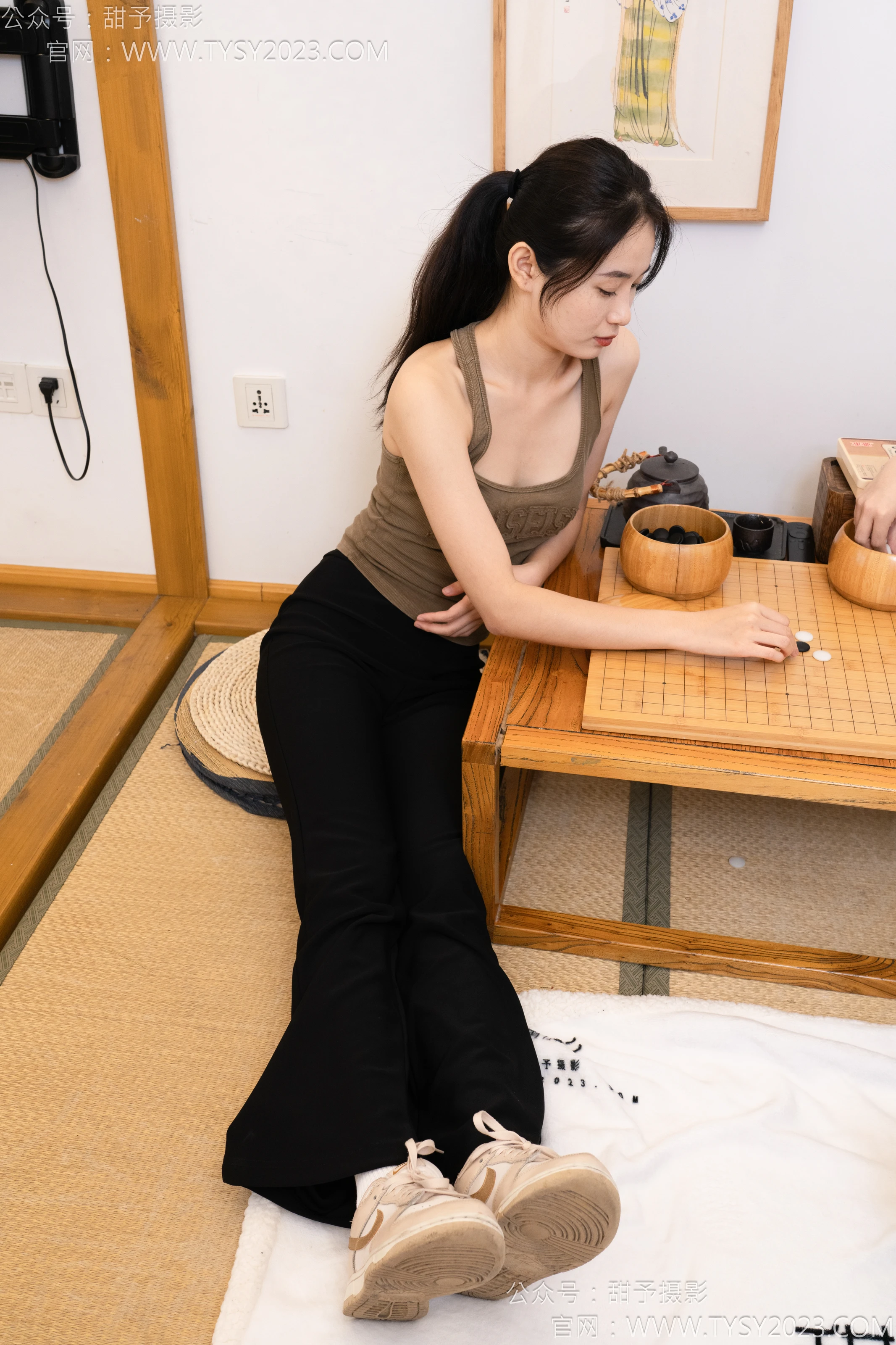 NO.145 思思小云-板鞋、白棉袜、薄肉丝 - 2预览