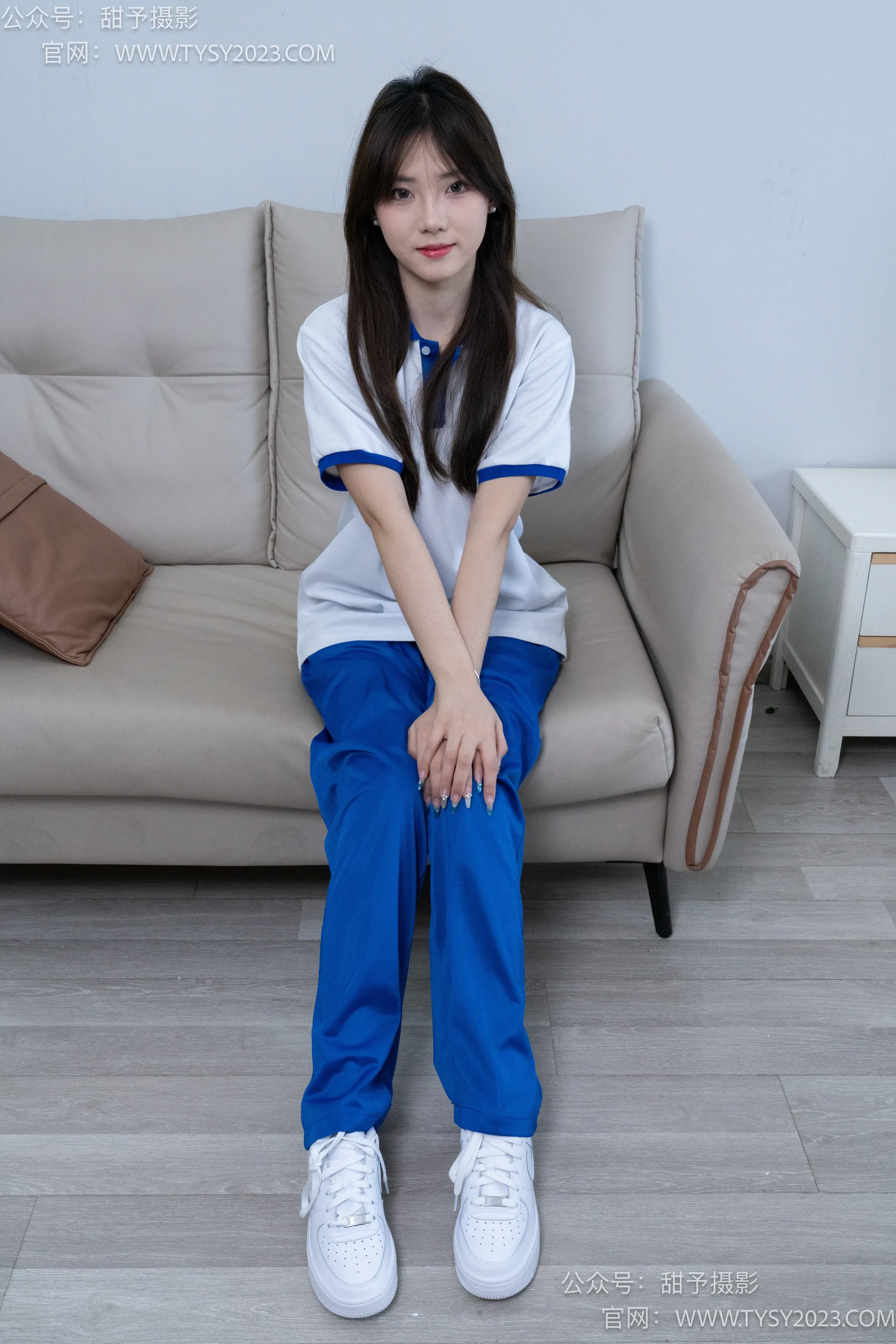 NO.098 璇璇-校服、板鞋、白棉袜、肉丝（脚尖加固款） - 1预览