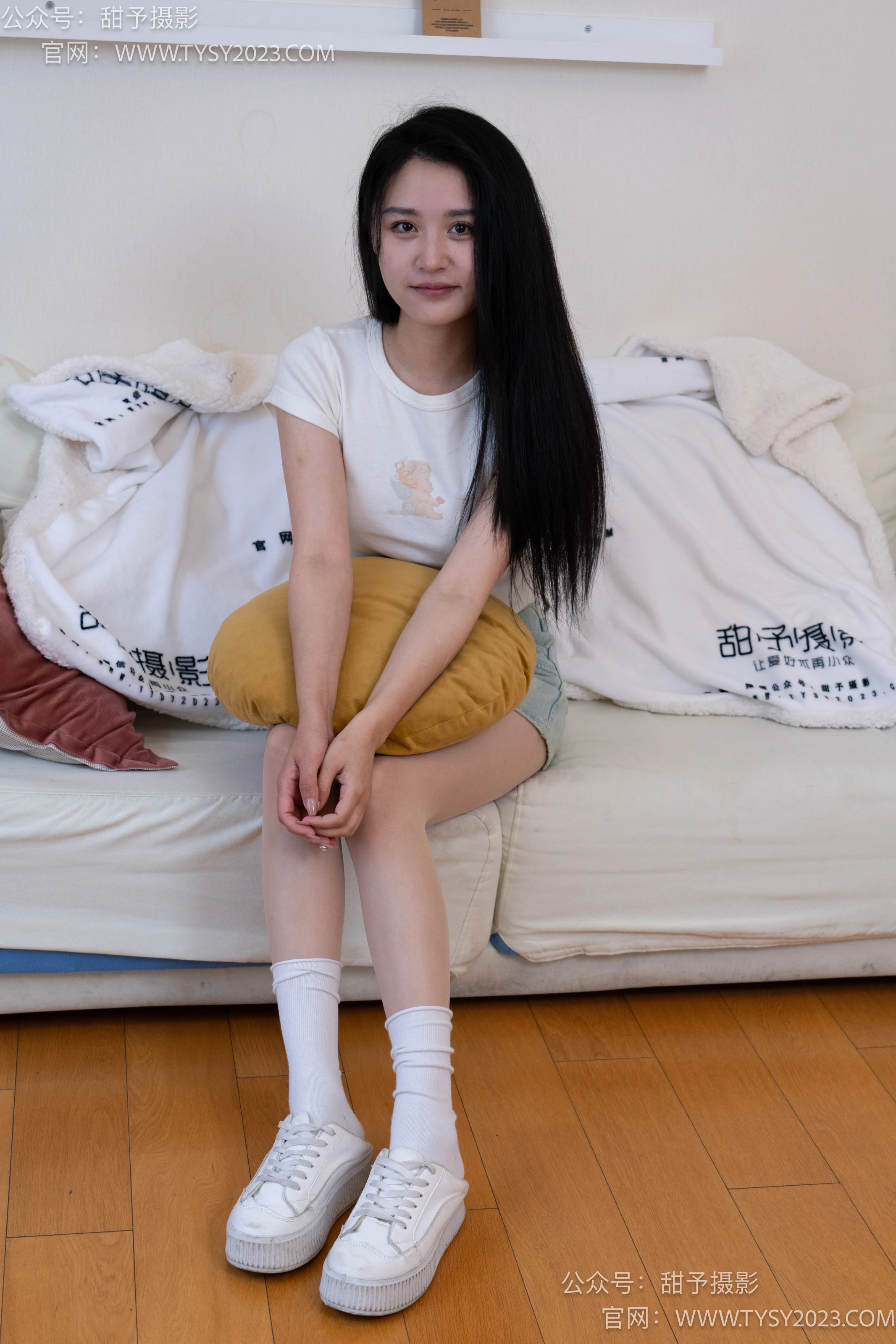 NO.096 澜澜-板鞋、白棉袜、肉丝（脚尖加固款） - 1预览