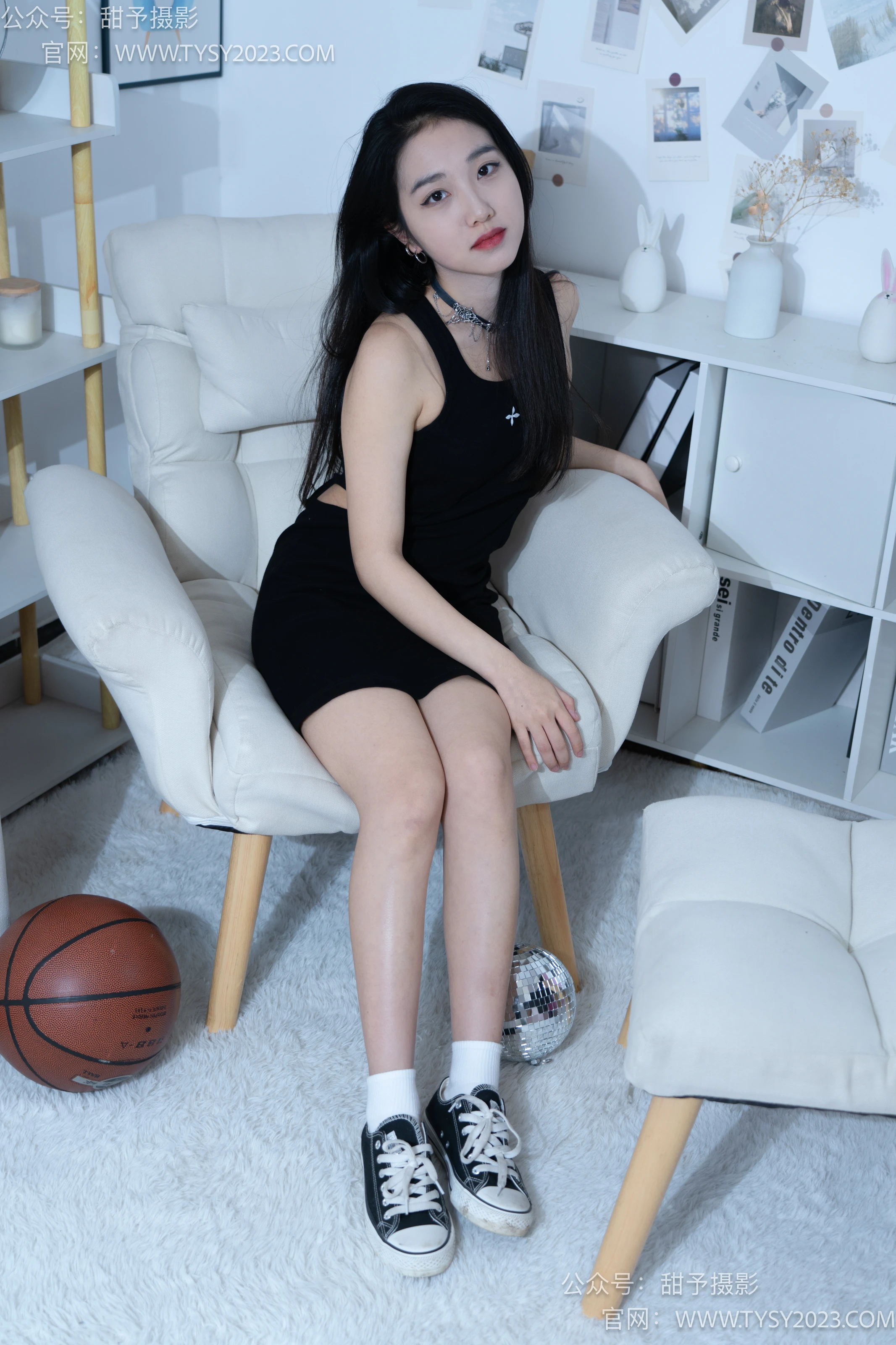 NO.082 筱筱-帆布鞋、白棉袜、裸足 - 2预览