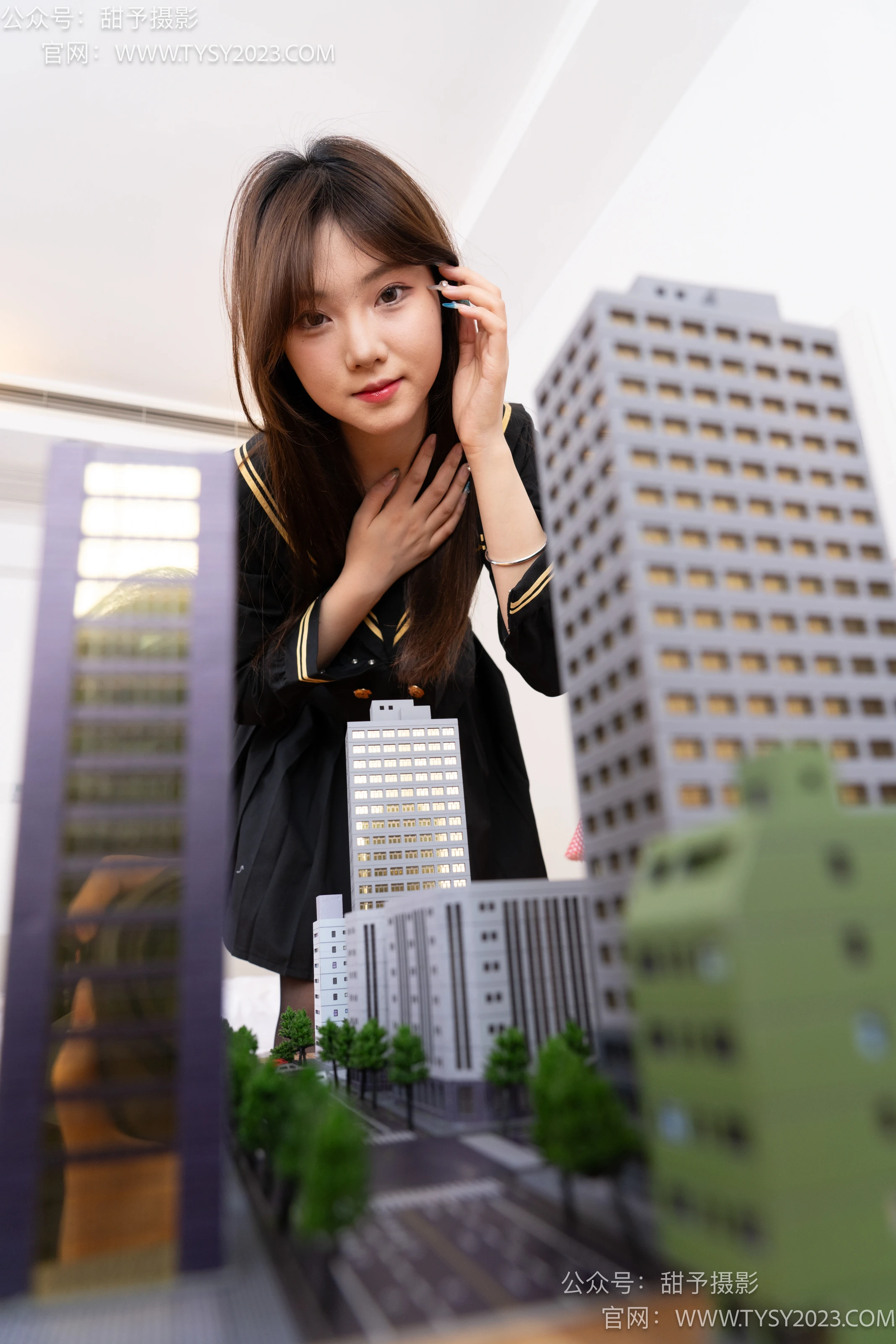 NO.077 璇璇-JK制服、凉爽高跟鞋、嘿丝（脚尖透明款）、小人国剧情 - 4预览