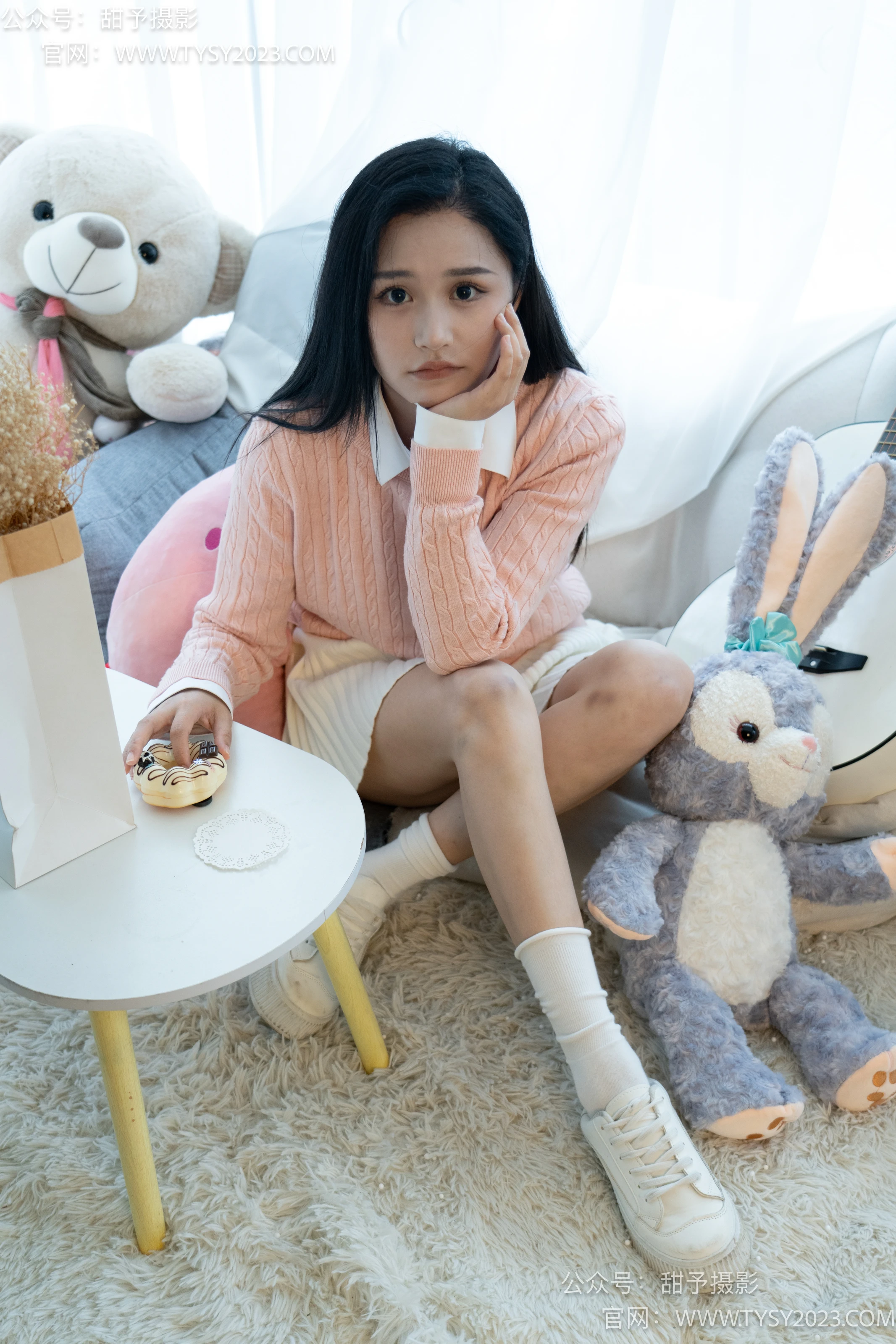 NO.037 澜澜-板鞋、白棉袜、裸足 - 3预览