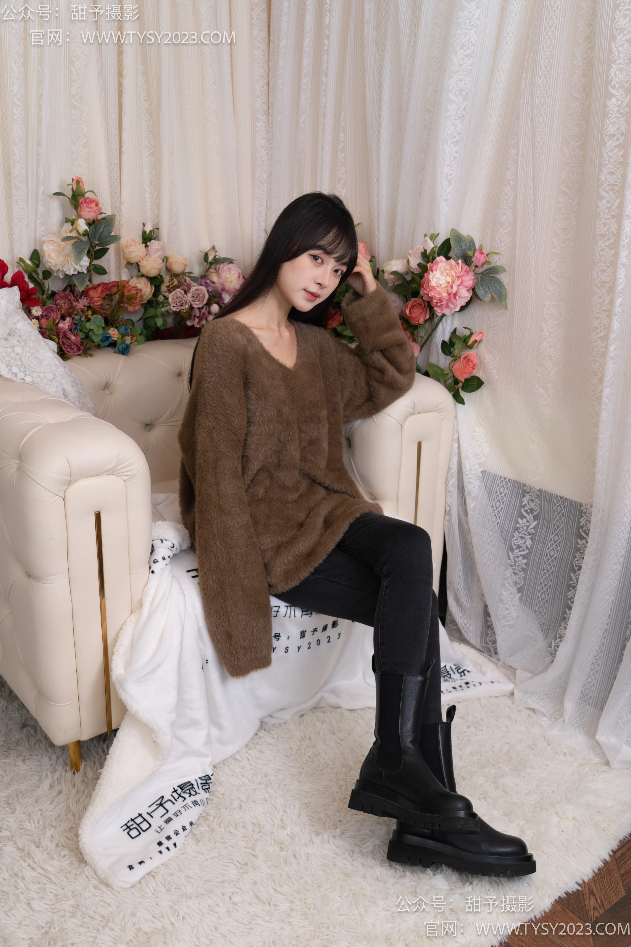 NO.010 小离-靴子、白棉袜、裸足 - 4预览