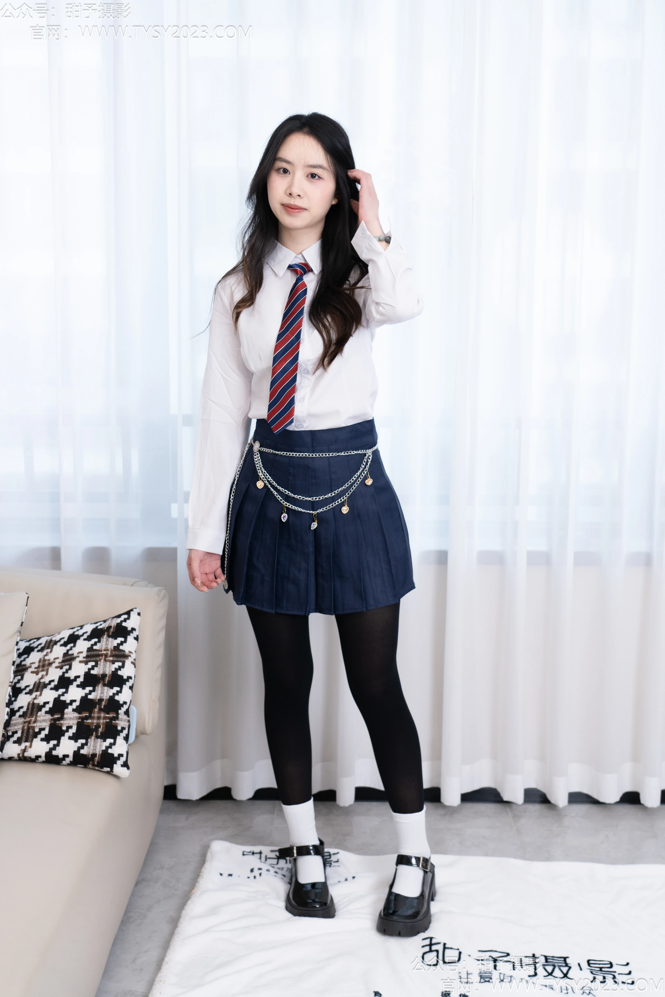 NO.196 知知-皮鞋、高跟鞋、白棉袜、小腿袜、肉丝、黑丝 - 2预览