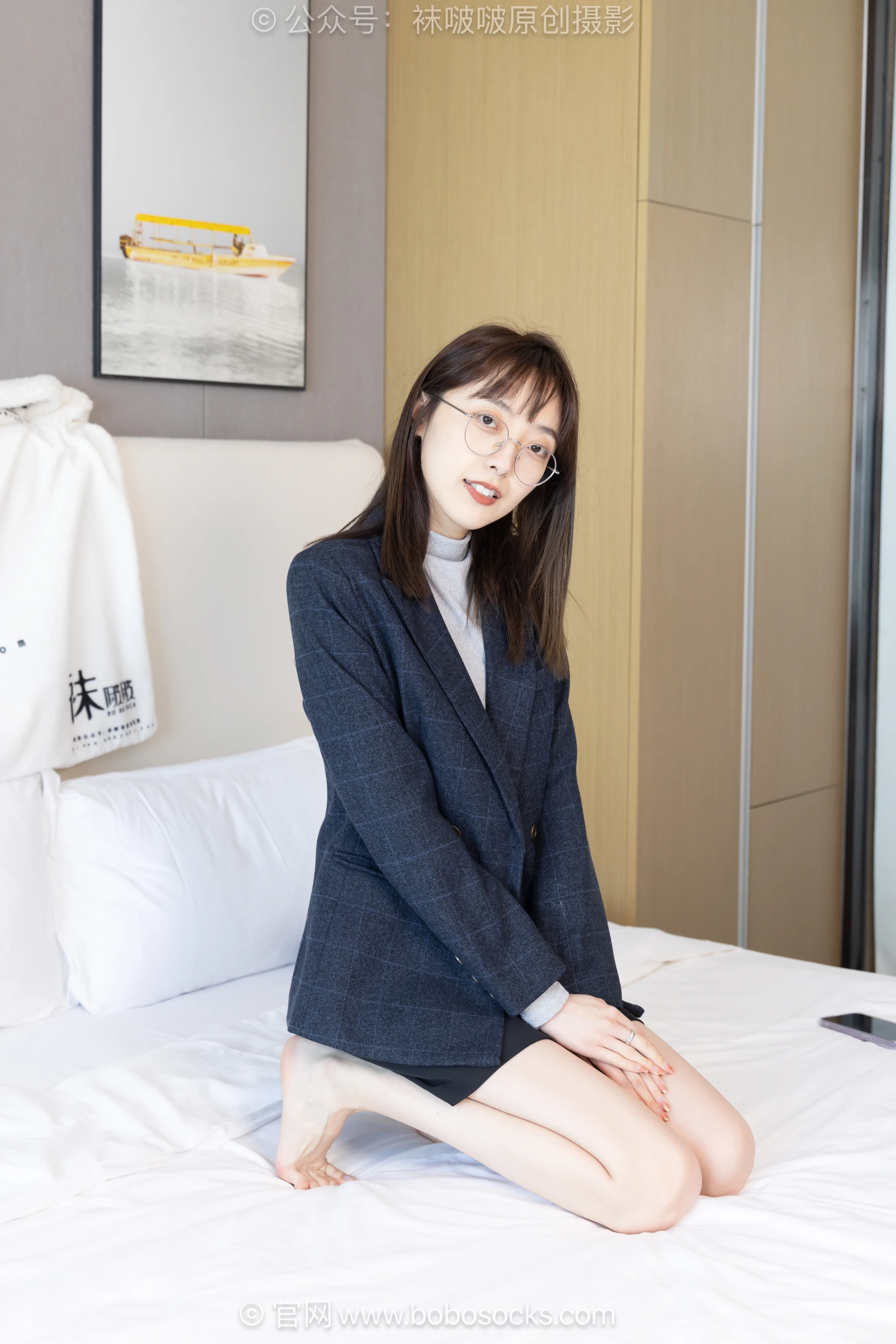NO.709 稚予-平底鞋、厚灰丝、裸足、ol制服 - 4预览