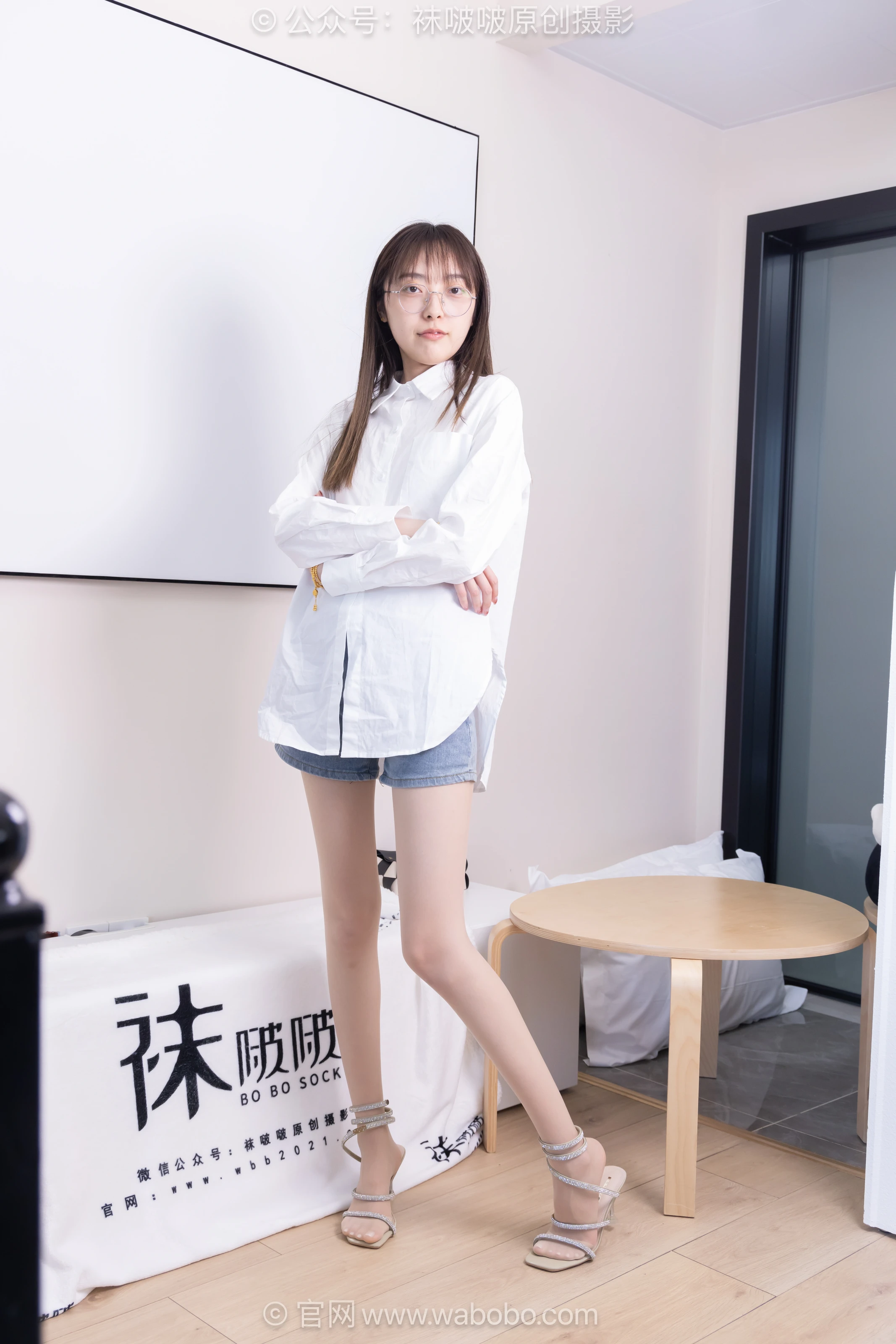 NO.701 稚予-高跟凉鞋、薄肉丝 - 1预览