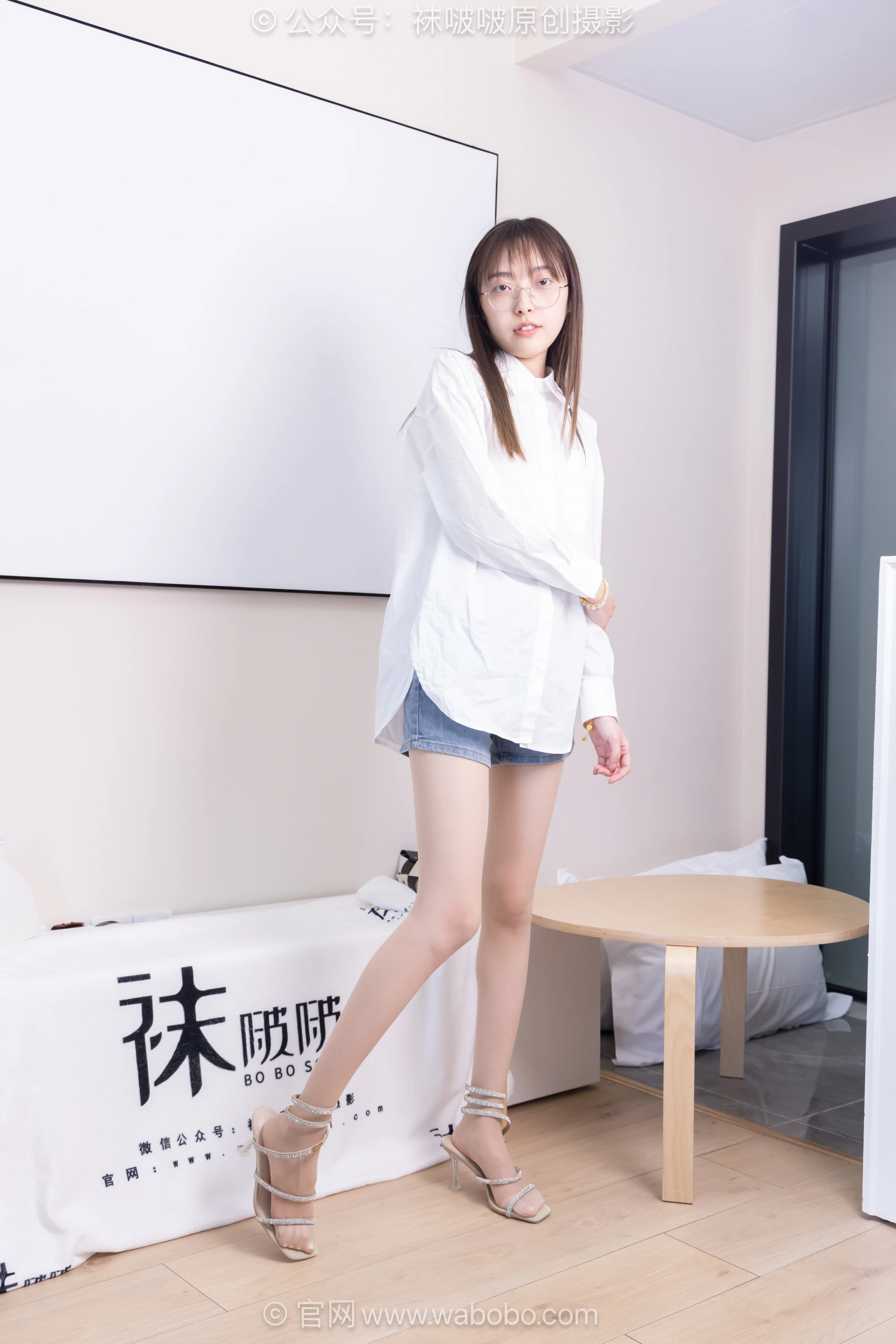 NO.701 稚予-高跟凉鞋、薄肉丝 - 3预览