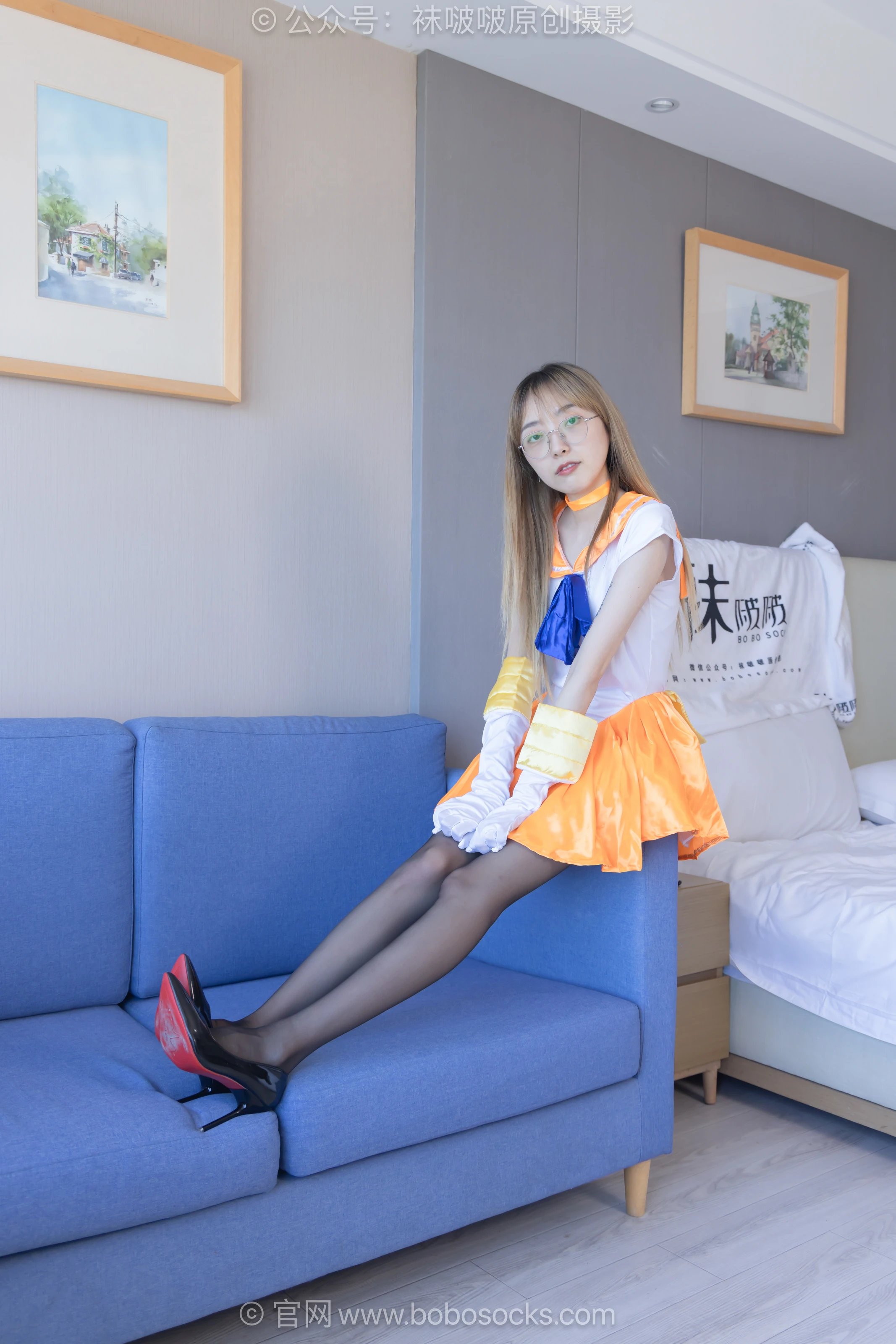 NO.726 稚予-高跟鞋 薄黑丝、cos美少女战士 - 4预览